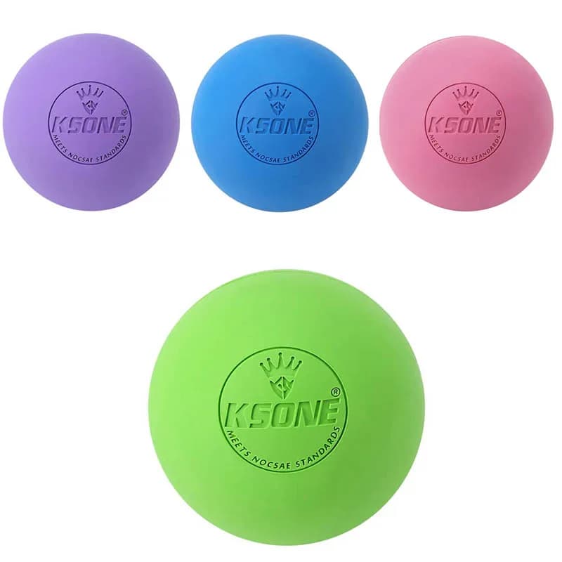 Bola de masaje de Fascia de 6,3 CM para liberación miofascial, brazos, cuello, pies, bolas de masaje, Yoga, Fitness