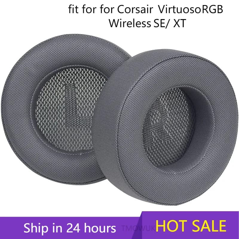 Almohadillas de repuesto para Corsair Virtuoso RGB, auriculares inalámbricos SE/ XT para juegos, diadema