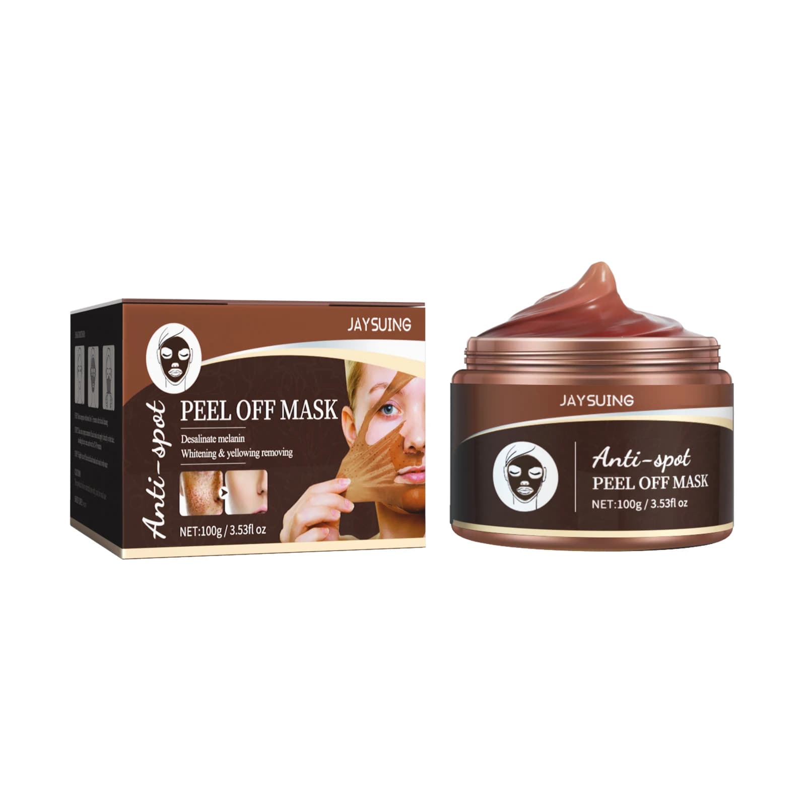 Mascarilla Peel-Off Jaysuing: Hidratante, clarificante, para una piel uniforme y radiante