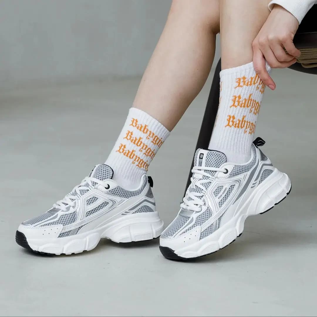 Baasploa, zapatillas para correr para mujer, zapatillas de deporte ligeras de malla antideslizantes a la moda, zapatillas informales coloridas