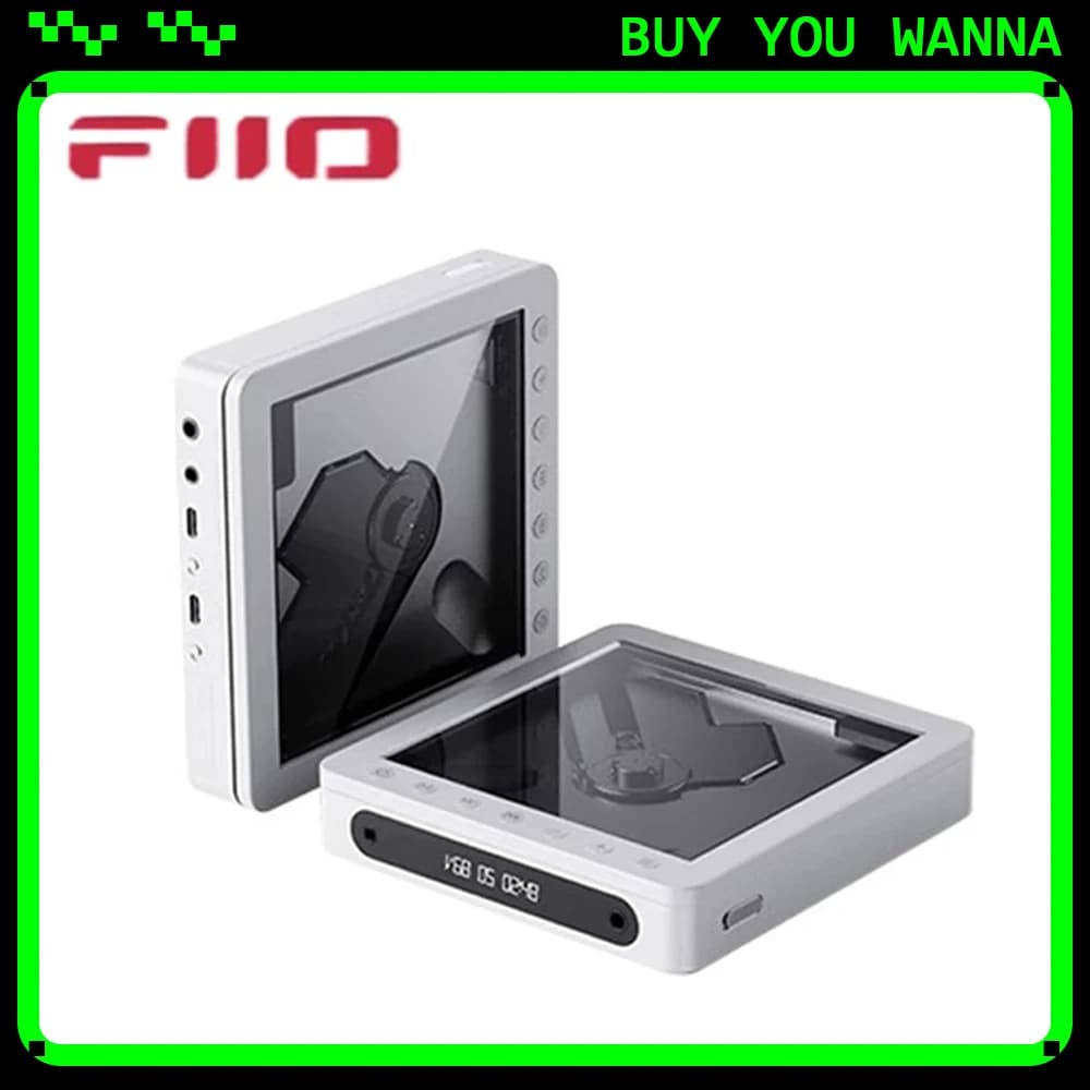 Reproductor de Cd estéreo portátil multifuncional Fiio Dm13 con batería de larga duración, compatible con raspado Usb, óptico/coaxial/3,5mm/4,4mm