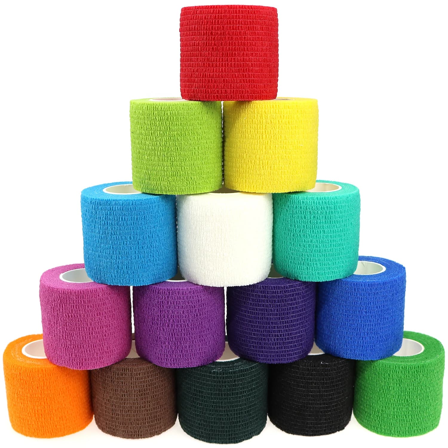 24 piezas cintas de vendaje elástico cinta atlética elastoplast recuperación deportiva flejes gimnasio impermeable alivio muscular dedo tobillo