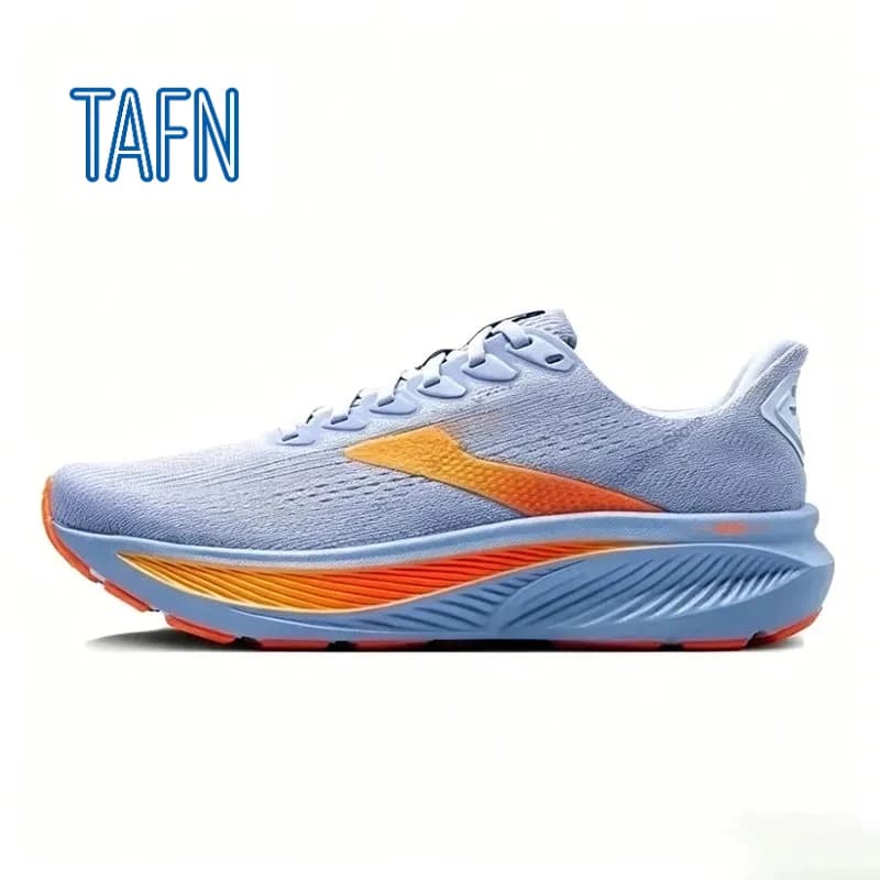 Cestas de correr con amortiguación en malla transpirable ultra-aerada, suela curva de alta elasticidad, ideales para entrenamiento de maratón y