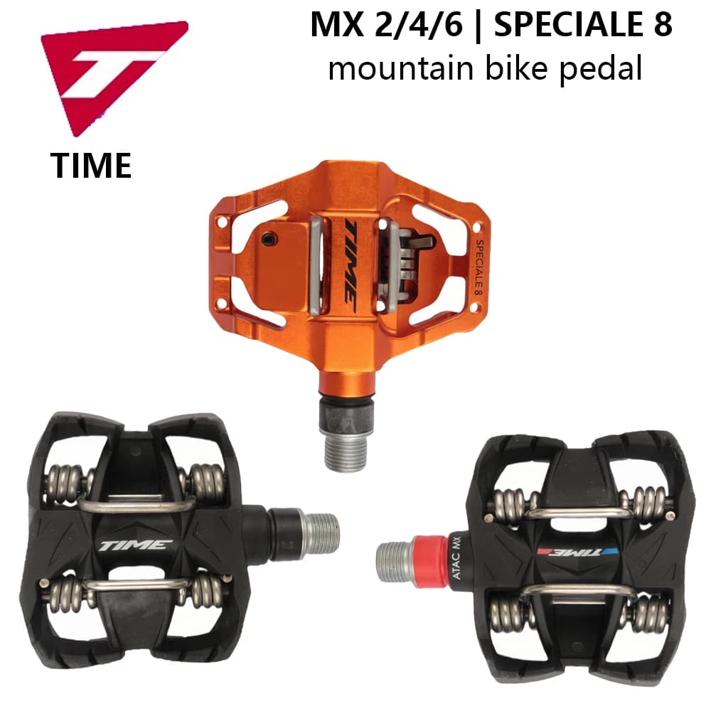 TIME SPECIAL 8 MX 2/4/6 Pedales de bicicleta de montaña ATAC Downhill Enduro y Trail Riding Bicicleta de montaña Pedal autoblocante