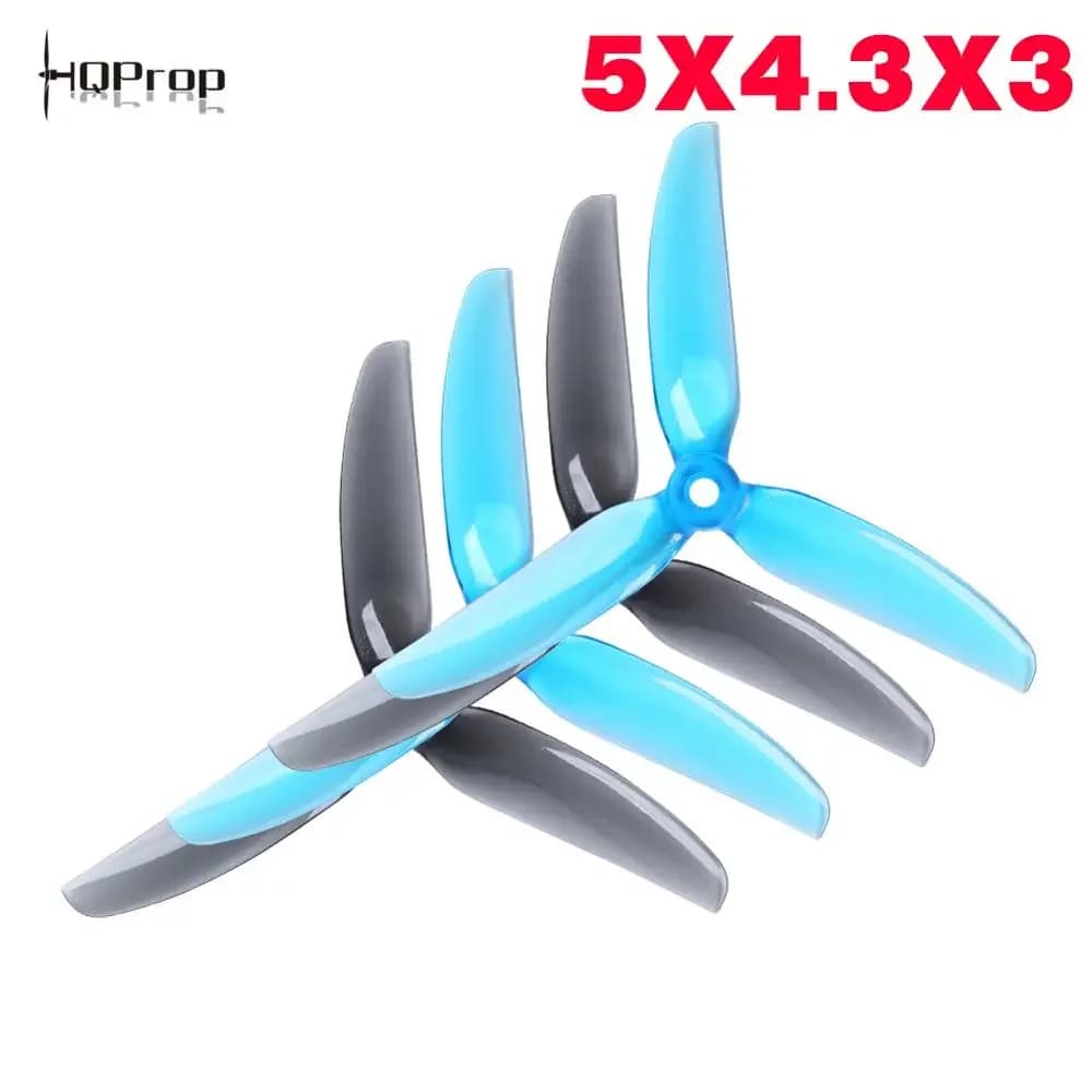 Alta calidad HQ 5X4.3X3 V2S 5043 5 pulgadas 3 aspas/hélice de tres aspas para FPV