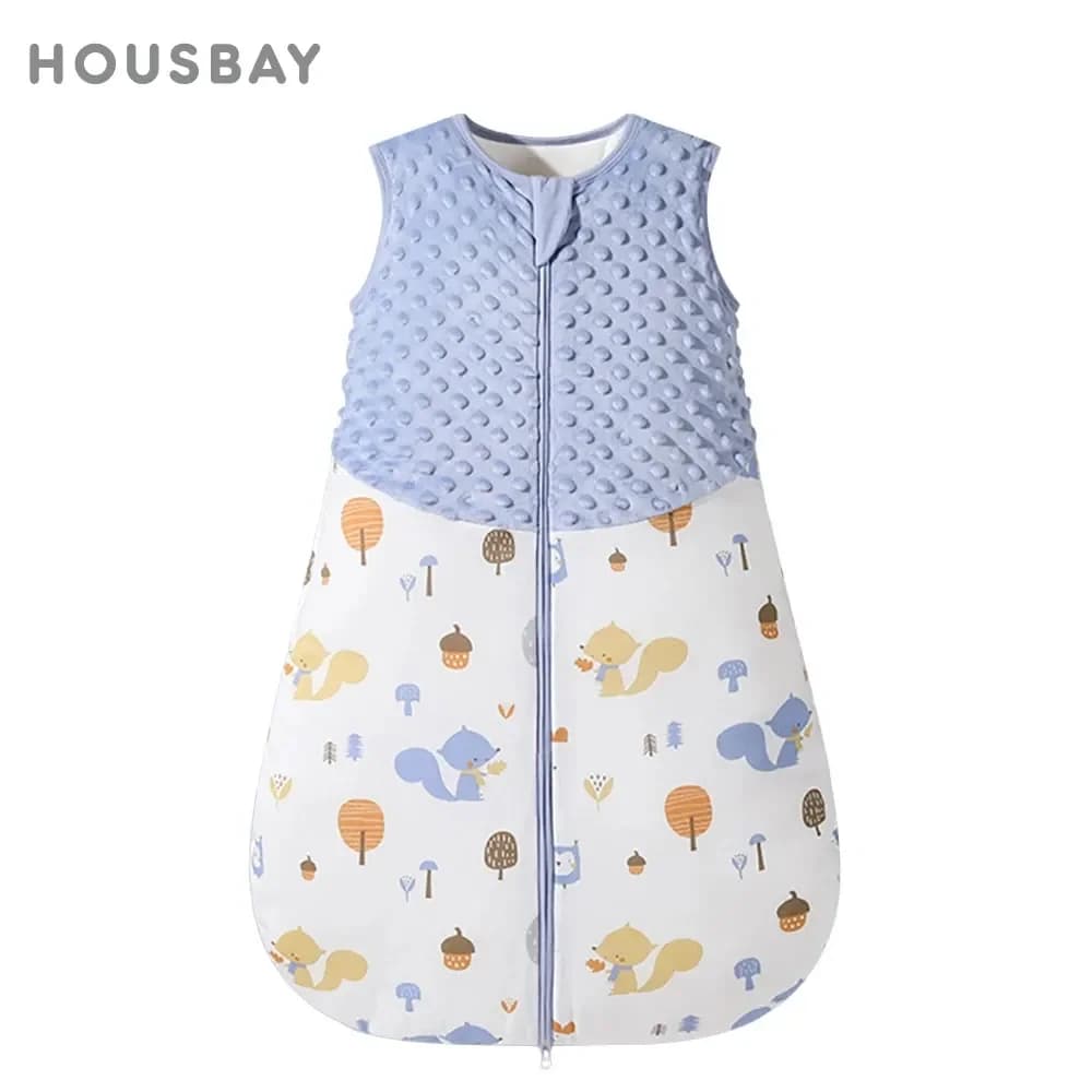 Saco de dormir para bebé de 3 a 24 meses, saco de dormir para bebé de otoño, manta 1,5 Tog, Doudou, sensación suave, estampado de concha de