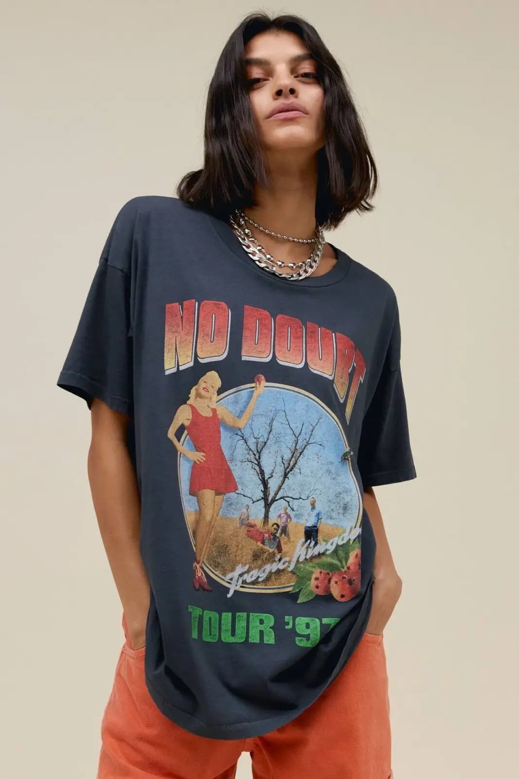 No Doubt Tour '97 Camiseta de algodón de manga corta Unisex S-5XL hombres mujeres VN3505