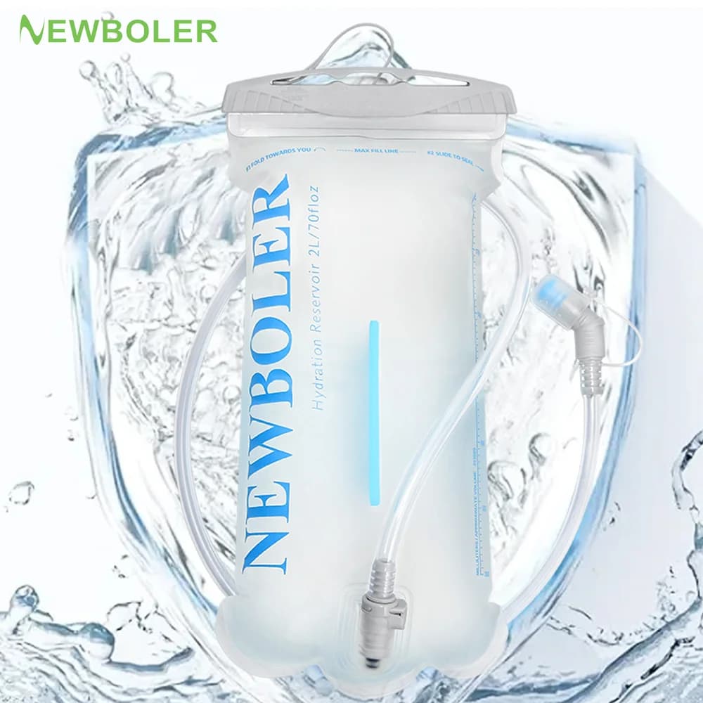 Bolsa de agua para hidratación, paquete de 1L, 1,5 l, 2L, 3L, mochila para correr sin bisfenol A