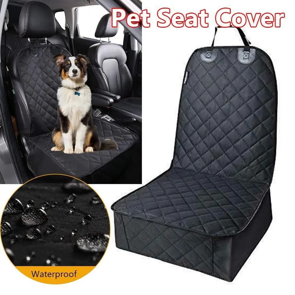 Funda para asiento delantero de coche para perros, impermeable, antideslizante, portador para perros y gatos, alfombrilla transportadora plegable para