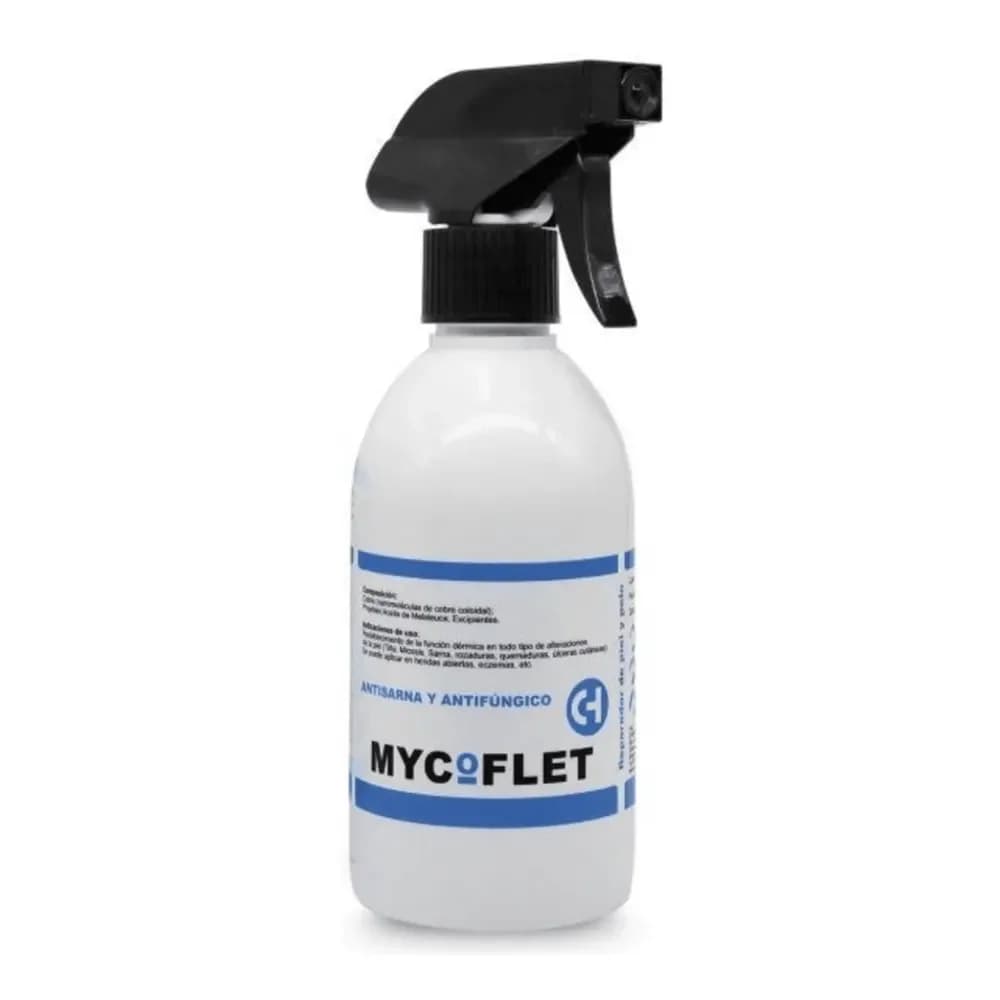 Mycoflet 250 ml spray antifúngico y cicatrizante para animales Chemical Ibérica