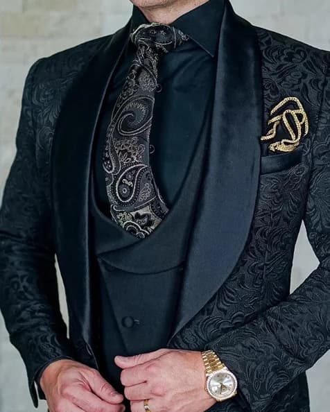 Traje de boda para hombre, chaqueta de esmoquin personalizada de diseño italiano, conjunto de 3 piezas (abrigo, chaleco, pantalones), traje de novio,