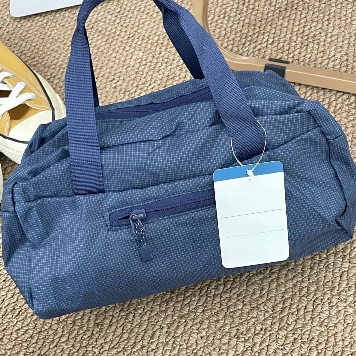 Bolsa de viaje ligera para mujer, bolso de mano de nailon, bolsa multiusos para deporte