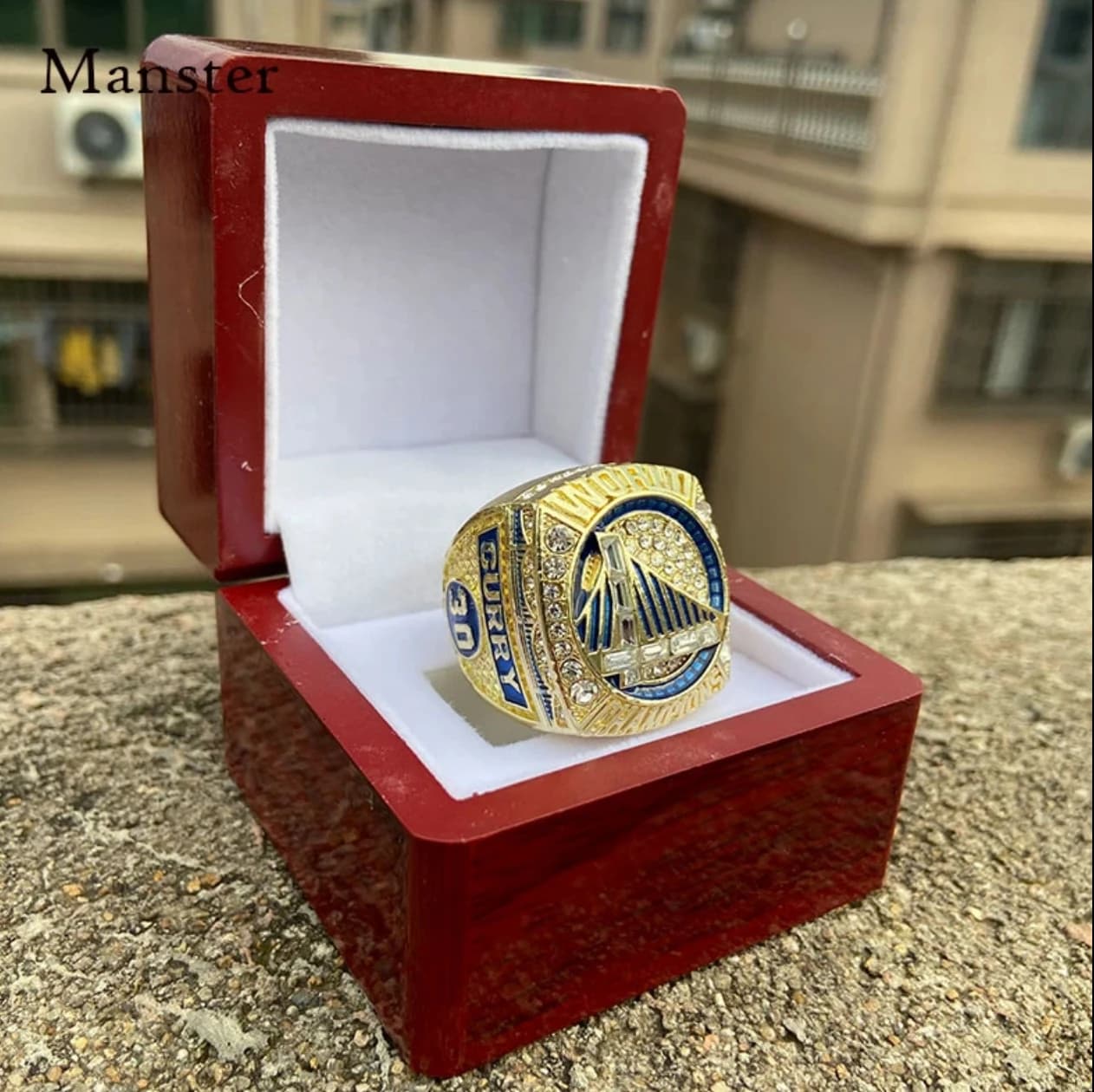 Anillo de campeonato GSW 2022, edición conmemorativa de Stephen Curry, envío gratis, regalo de baloncesto para fanáticos de los hombres