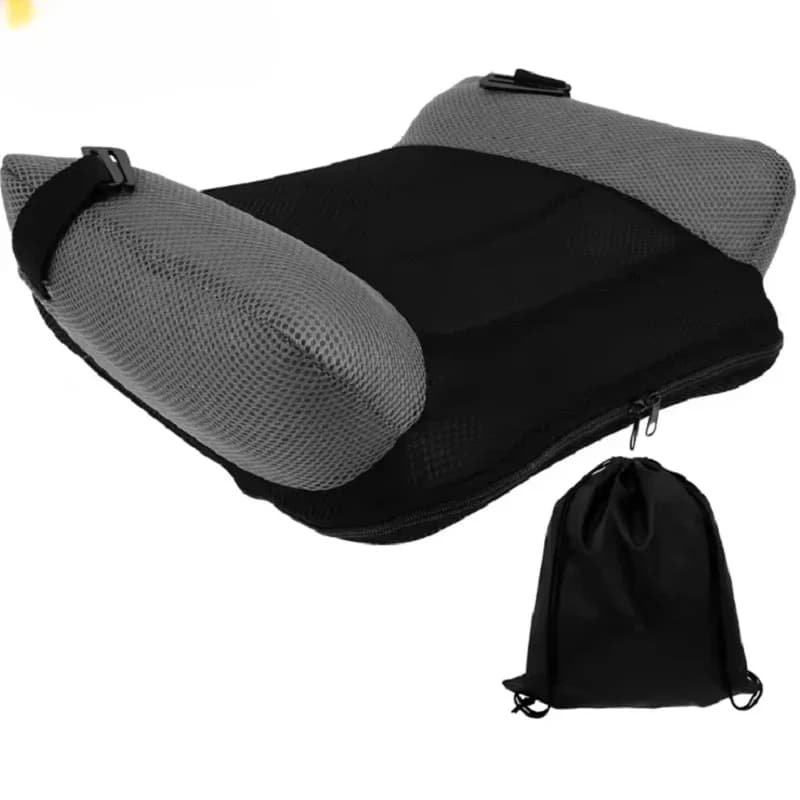 Cojín inflable para asiento de coche, asiento elevador portátil con bolsa de almacenamiento, estera de PVC de viaje cómoda y segura para niños