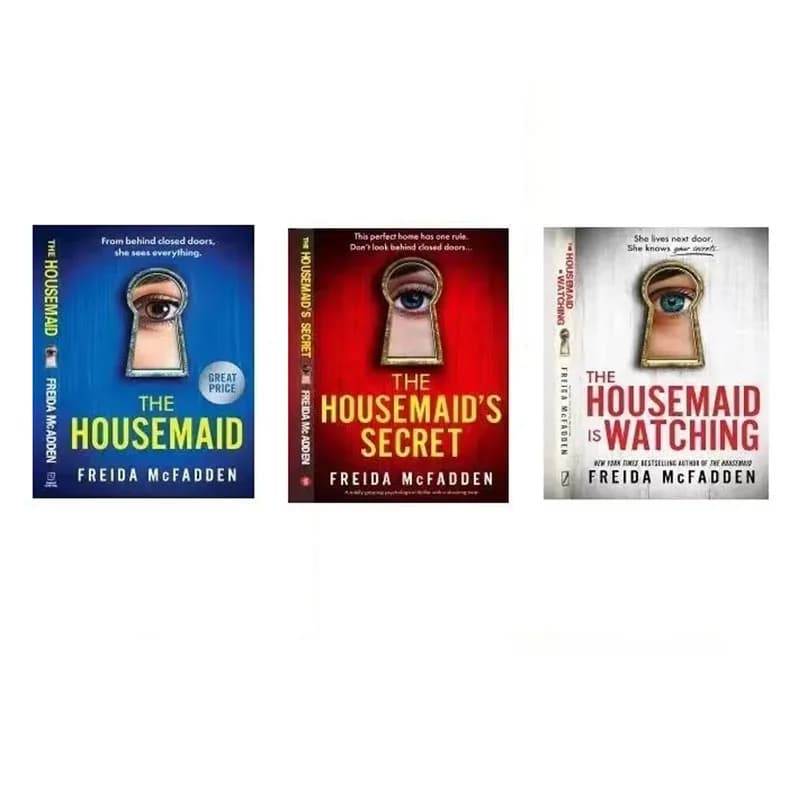 3 libros/establecer The Housemaid Vol.1/2/3 en libros de novelas en inglés