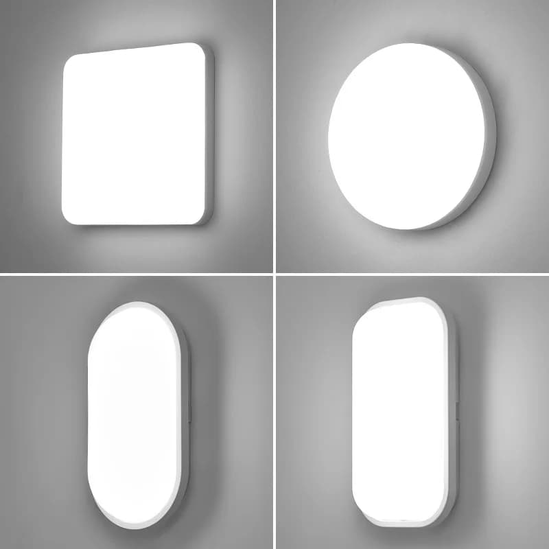 Lámpara LED de pared para exteriores, 15W, 20W, AC220V, impermeable, para jardín, porche, aplique montado en superficie, luz de techo a prueba de