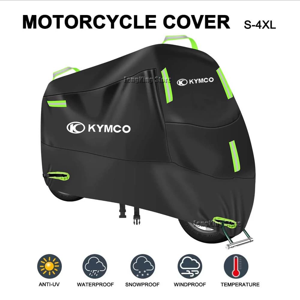 Cubierta impermeable para motocicleta, Protector UV para patinete al aire libre, cubierta para lluvia para KYMCO