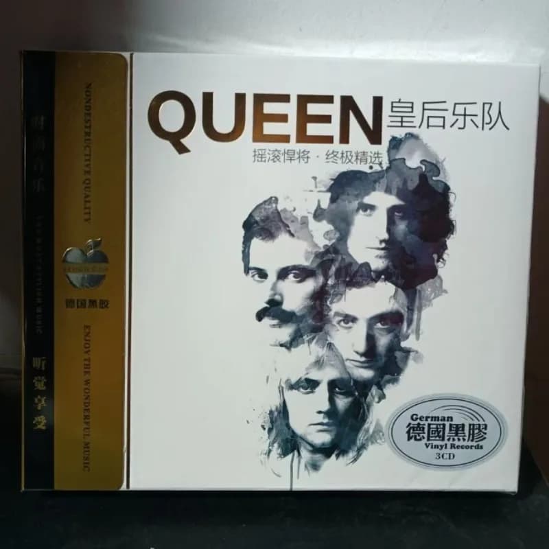 Colección de música rock 3CD de famosos álbumes de bandas europeas y americanas y canciones pop CD Box Set