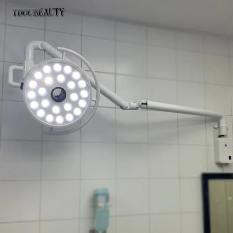 TDOUBEAUTY 72W LED luz fría montada en la pared dental quirúrgica lámpara sin sombra tatuaje cirugía de mascotas luz sin sombra cirugía estética