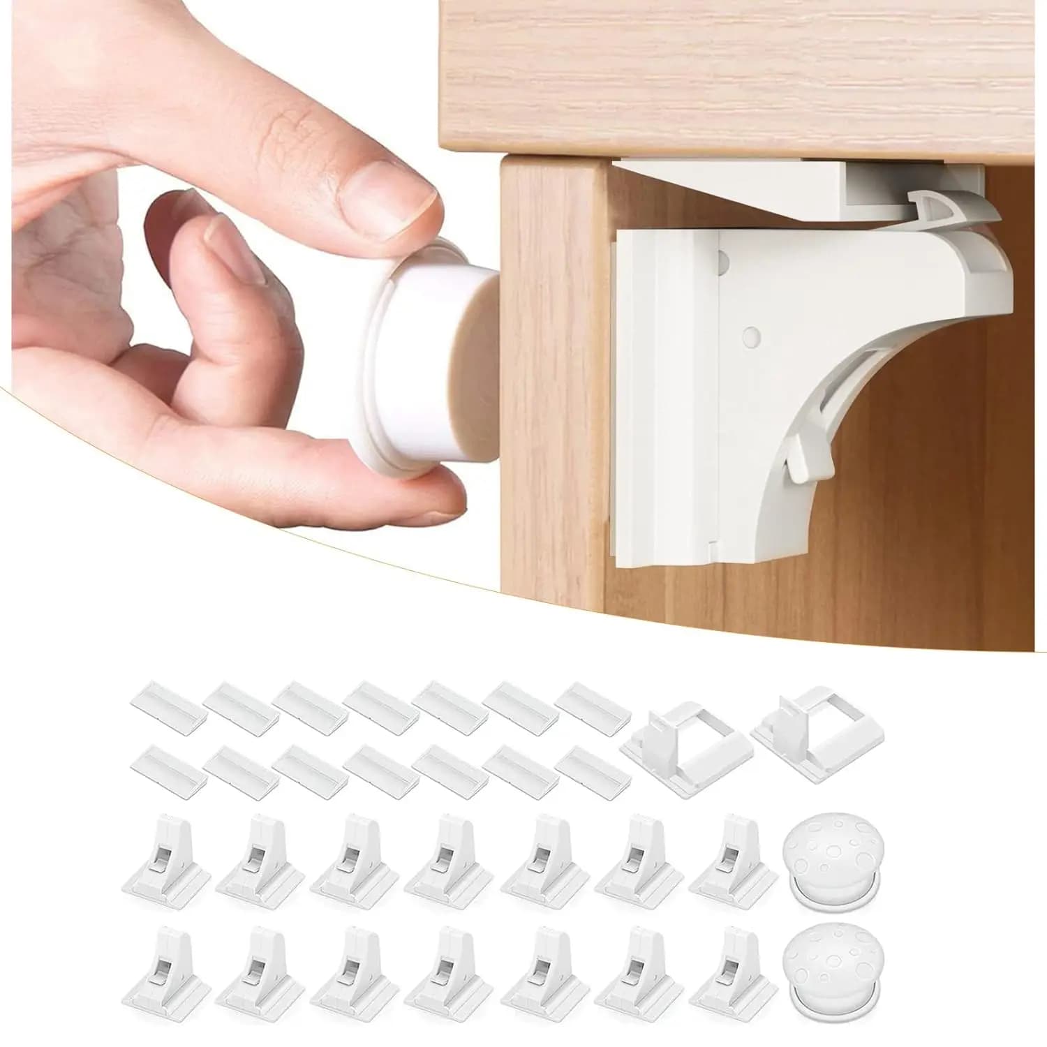 Cerradura magnética para niños para puerta de armario adicional, seguridad: un imprescindible para los padres, cerradura de cajón, protección para
