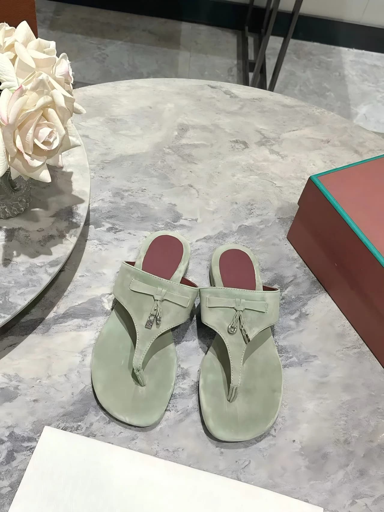 Sandalias de Cuero Genuino para Mujer, Modelo 2026, Chanclas Cómodas y Suaves para el Hogar, Uso Diario Informal
