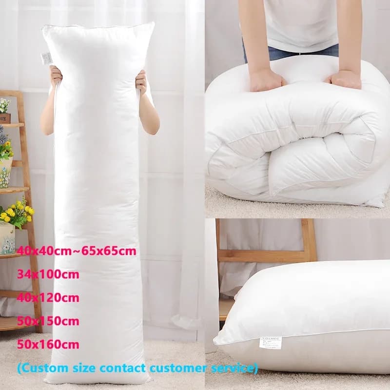 50x1 0/50x160CM Dakimakura almohadas para abrazar el cuerpo Anime interior almohada larga núcleo hombres mujeres almohada uso doméstico cojín