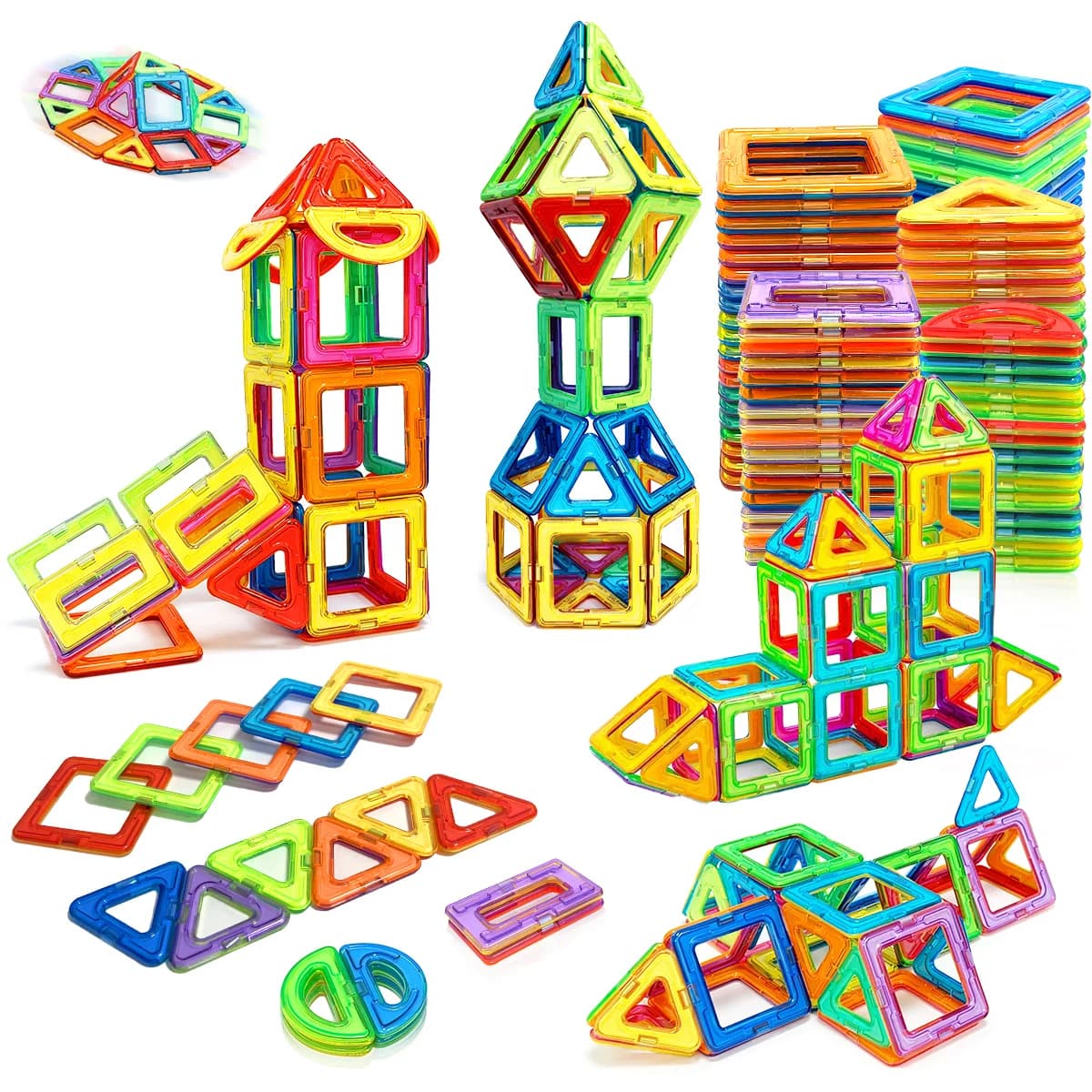 Bloques de construcción magnéticos, juegos de construcción, juguetes para niños, juguetes DIY, juguetes magnéticos educativos de aprendizaje