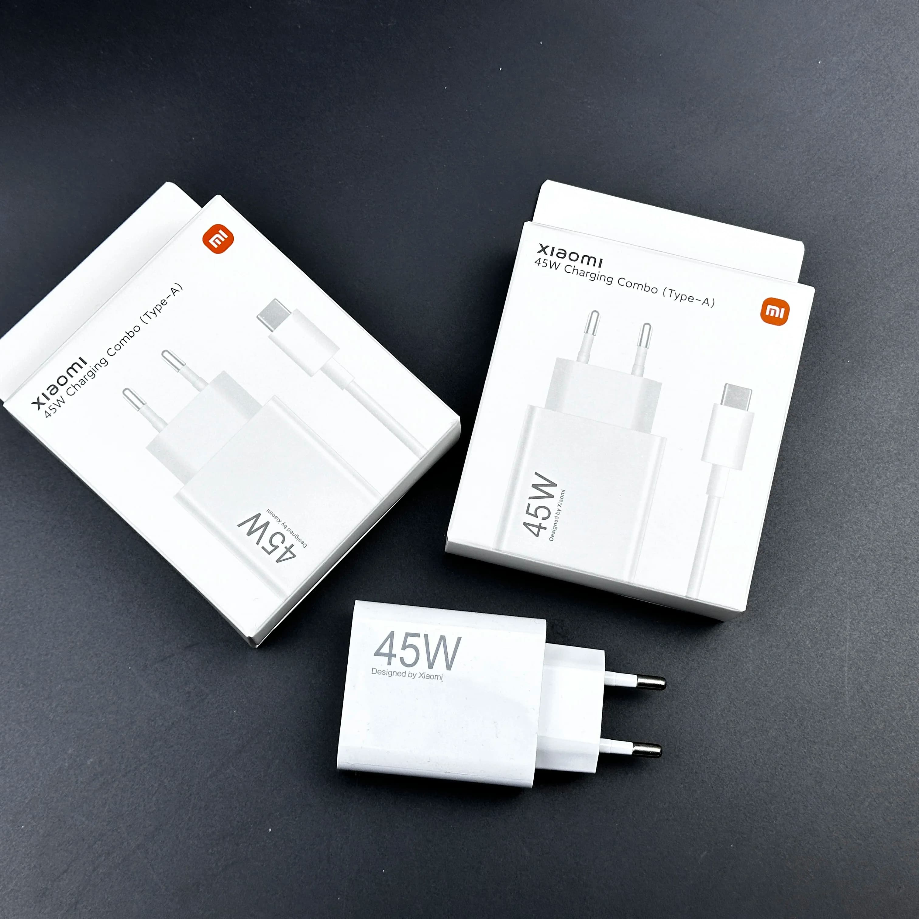 Cargador Original XIAOMI de 45W Tipo C Turbo, Adaptador de Carga Rápida para Redmi Note 15 14 13 12 11 X Pro 10t Poco M7 X7 K40 Pad 6