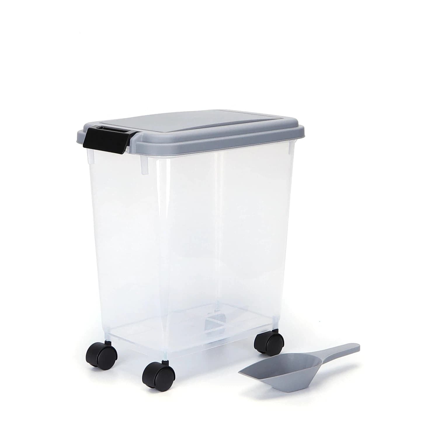 Contenedor pienso con ruedas,Contenedor de Comida para Mascotas 20L/30L/40L Mascotas Caja de Alimentos con Ruedas Contenedor