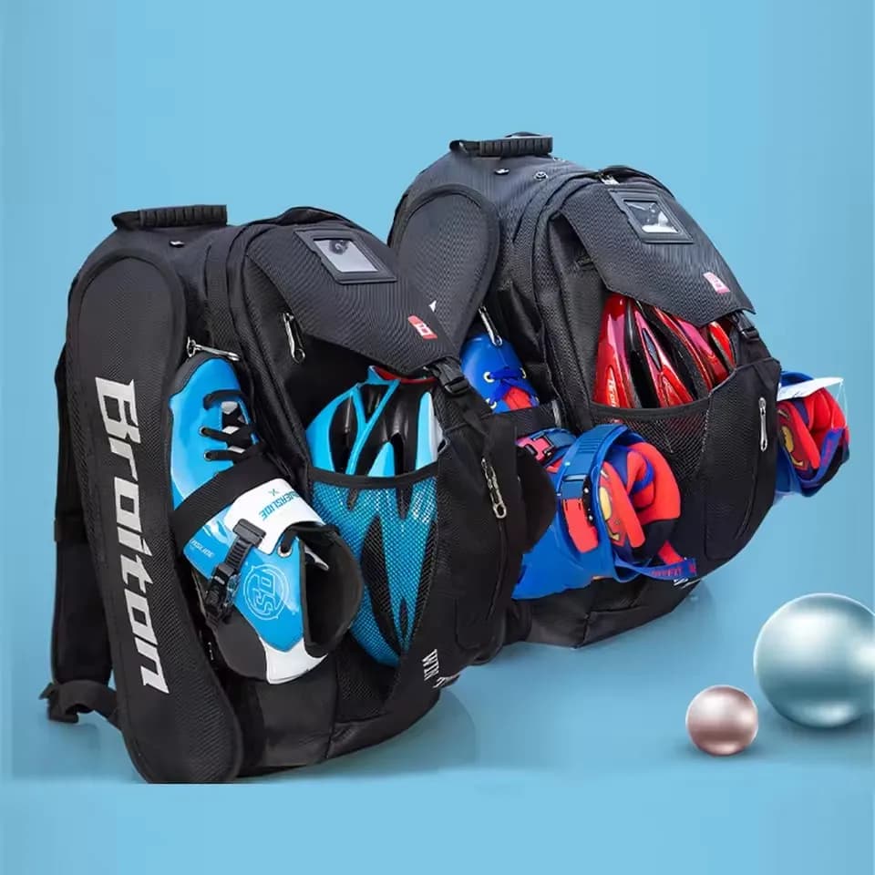 Mochila para patines profesional, bolsa para patines de velocidad en línea, negro, azul, rosa, S L, bolsa para patinaje sobre ruedas para habitación