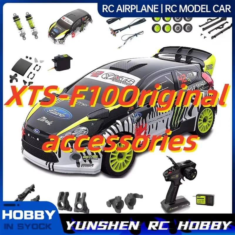 Xts-F10 Juego completo de accesorios originales, caja de cambios, carcasa de coche, suspensión anticolisión, brazo en A, juego de neumáticos, a