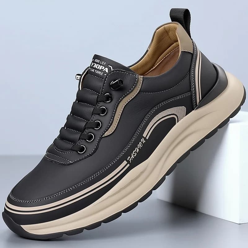 Zapatos casuales de cuero para hombre, mocasines cómodos, transpirables, ligeros, antideslizantes, impermeables, al por mayor