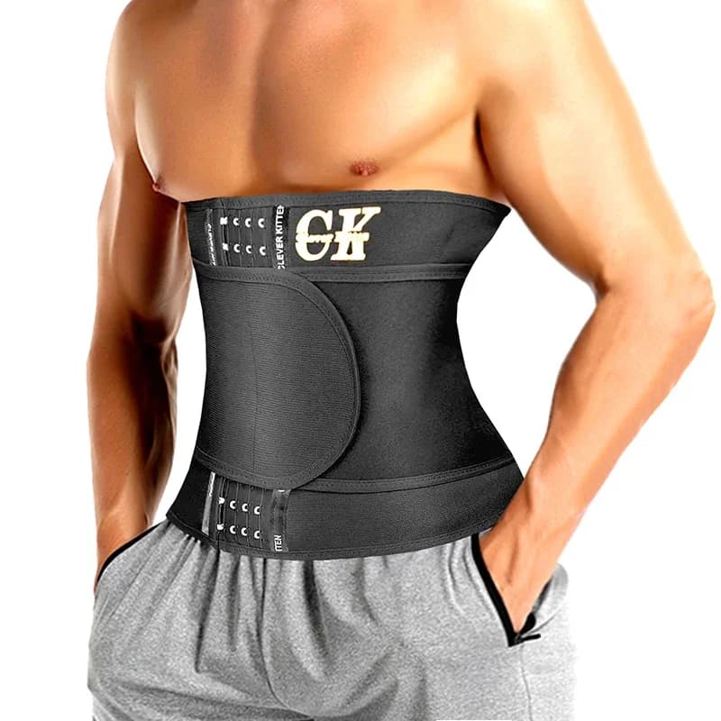 Entrenador de cintura para hombres, cinturón deportivo para pérdida de peso, faja ceñidora para cintura, banda para el vientre, faja adelgazante,