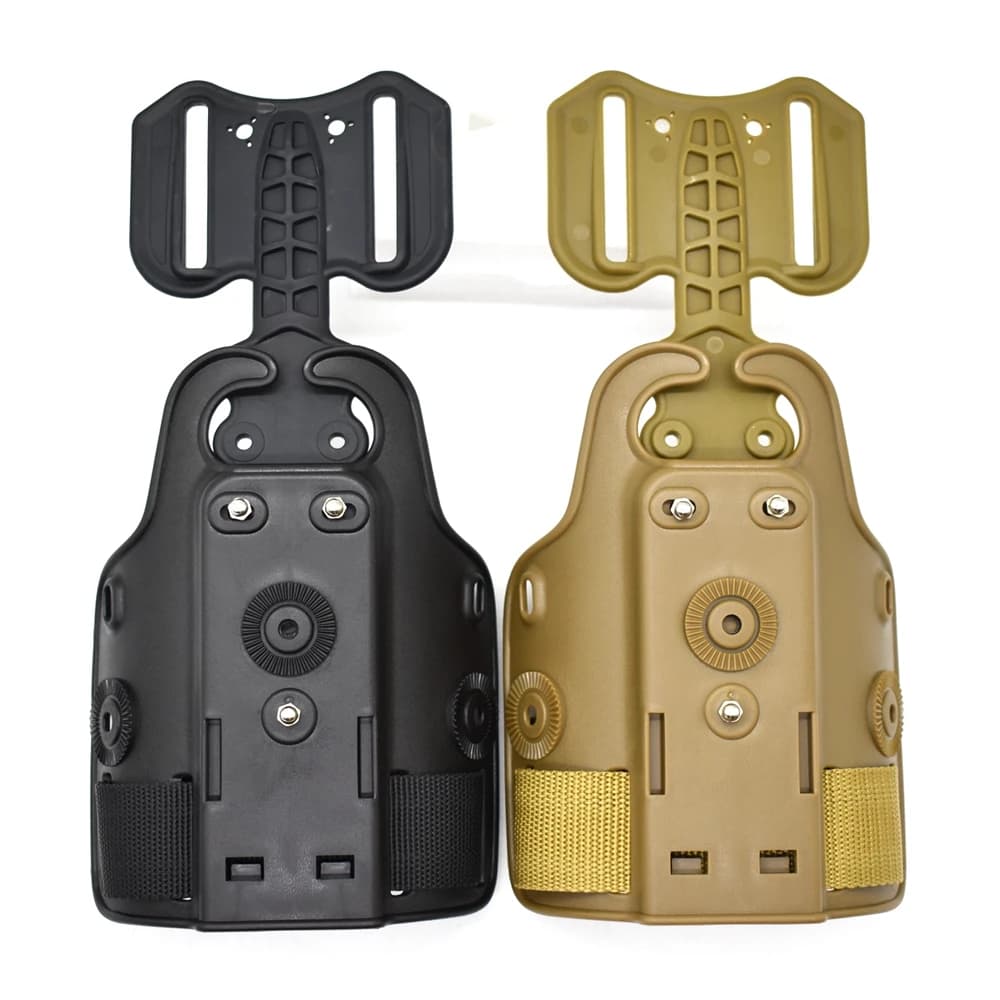 Plataforma de funda de pistola de pierna táctica para Glock 17 19 Beretta M9 Sig P226 Airsoft Drop muslo funda de pistola adaptador de paleta para