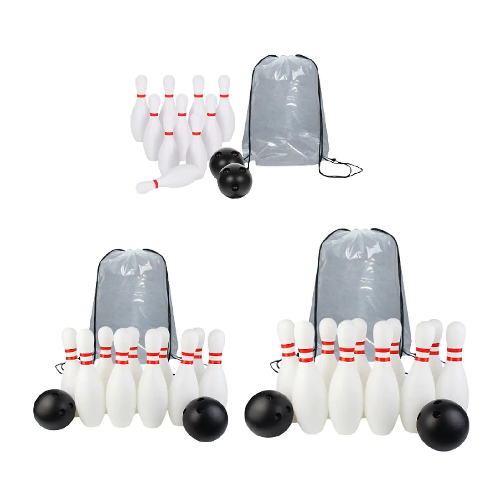 Juego de bolos interactivo para niños, juguetes educativos de bolos al aire libre para el desarrollo temprano, para actividades en el patio de