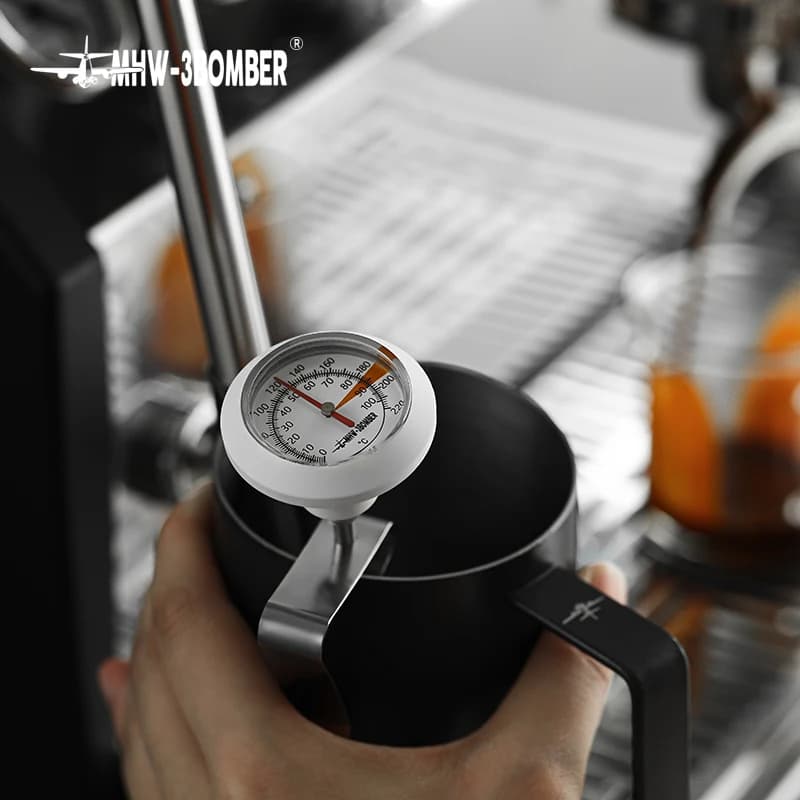 MHW-3BOMMERO 0 a 100 ℃   Termómetro de esfera para cafetera, jarra para espumar leche, herramientas profesionales de medición de temperatura para