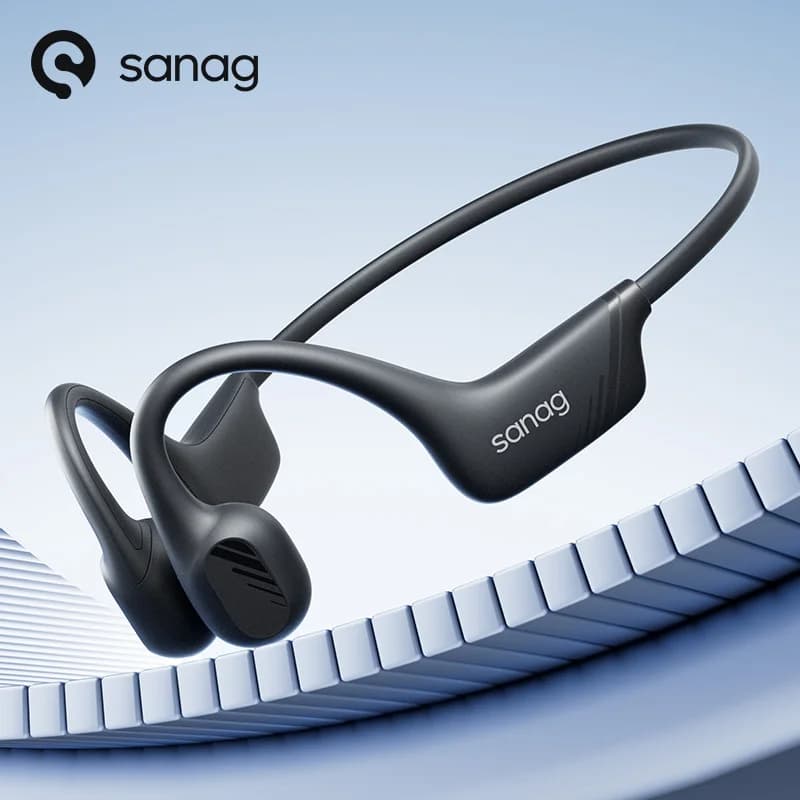Sanag B21S audífonos de conducción ósea verdadera auriculares Bluetooth venta Flash auriculares de sonido HiFi auriculares auriculares
