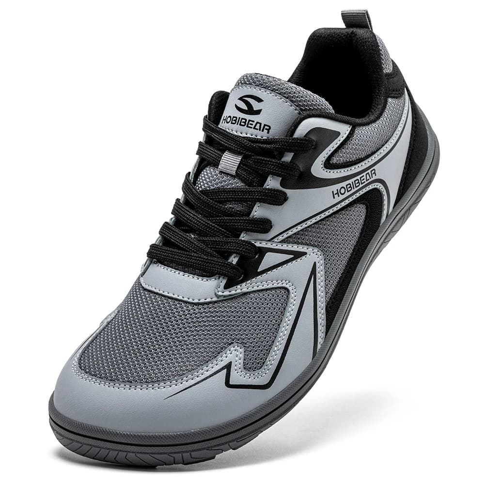 HOBIBEAR Zapatos minimalistas descalzos, zapatillas unisex de ancho para correr al aire libre, zapatos antideslizantes para caminar con caída cero