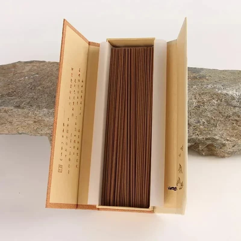 1 caja de incienso de sándalo tibetano Natural, incienso aromático, aire limpio, ayuda para dormir, incienso de ajenjo