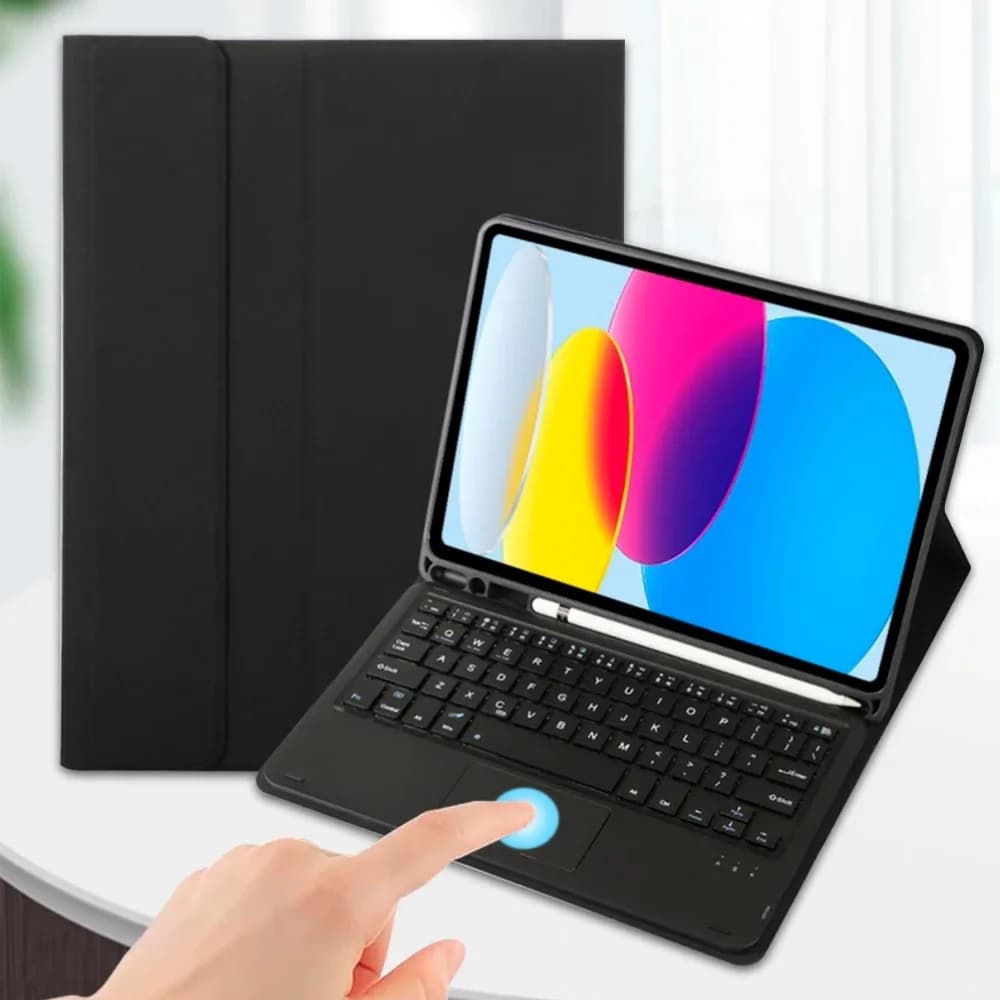 Funda con teclado Bluetooth para iPad Pro 12 9 11 pulgadas iPad 9a 10a generación 10,9 Air 5 4 10,2 Mini 6