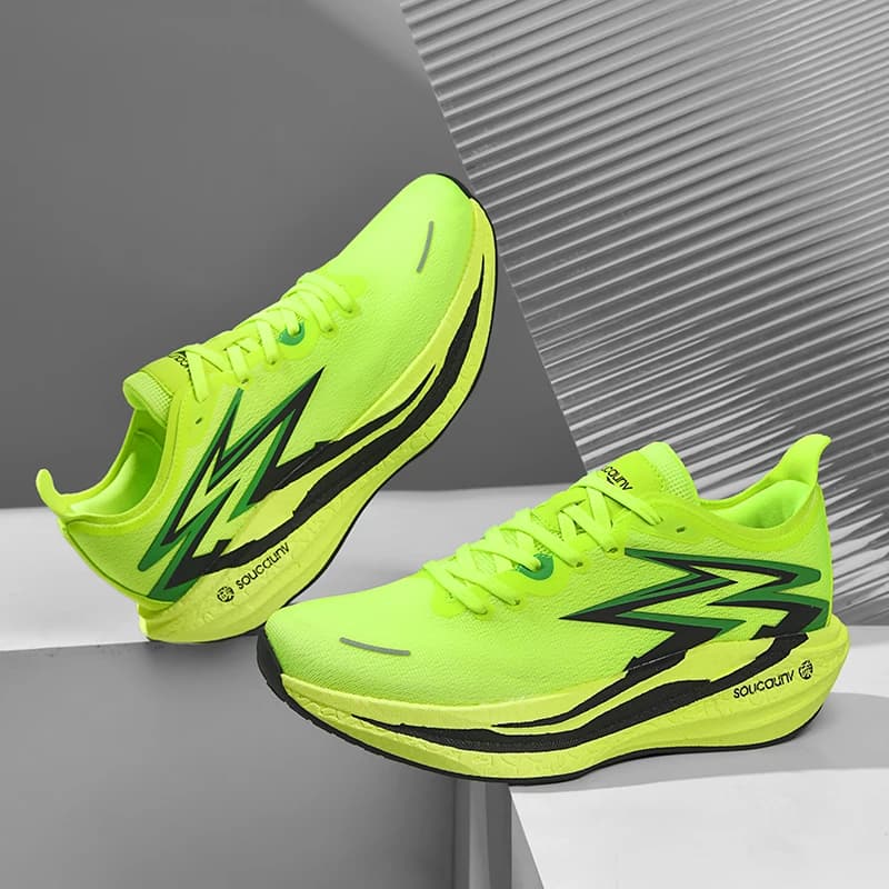 Zapatillas de Running para Hombre 2026grees Flame 4.0 MIX con Placa de Carbono para Maratón, Estabilidad y Rebote, Resistentes al Desgaste, Modelo