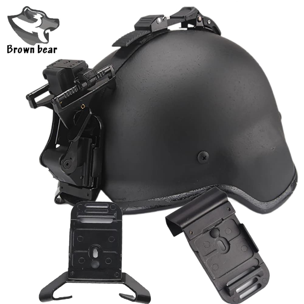 Casco táctico Mich M88 rápido NVG, correa de sujeción para caza, rinoceronte PVS-14 PVS-7, accesorio adaptador Monocular de visión nocturna