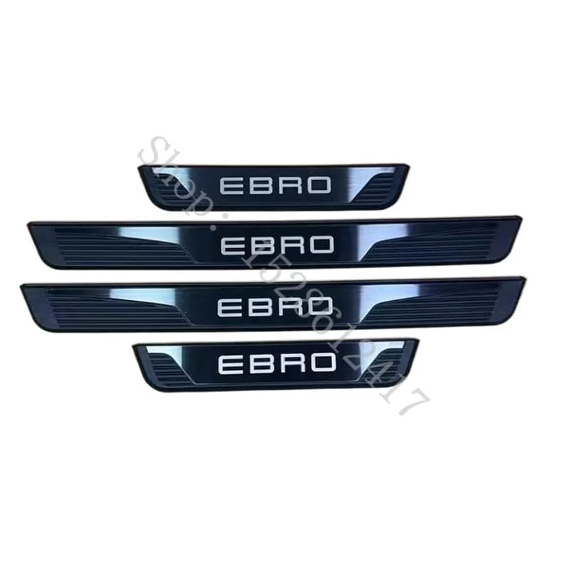 Para EBRO S400 S700 S800 S900 2025 2026, Placa Protectora de Umbral de Puerta, Pedal de Acero Inoxidable, Protector de Estribo, Accesorio de Estilo