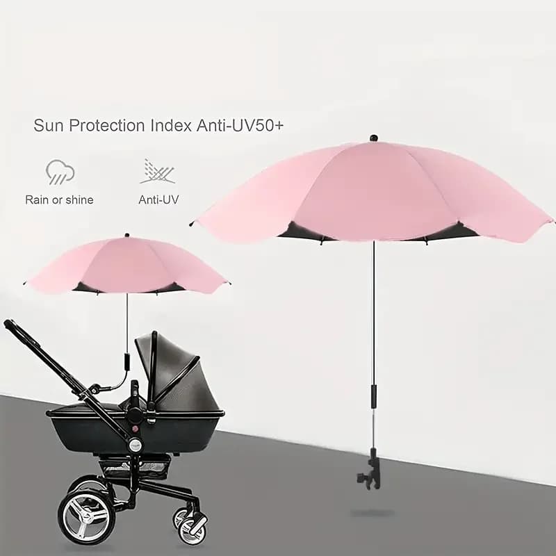 Paraguas Universal para cochecito de bebé, sombrilla ajustable, sombrilla Uv para accesorios de cochecito, visera, artículos de sombrilla