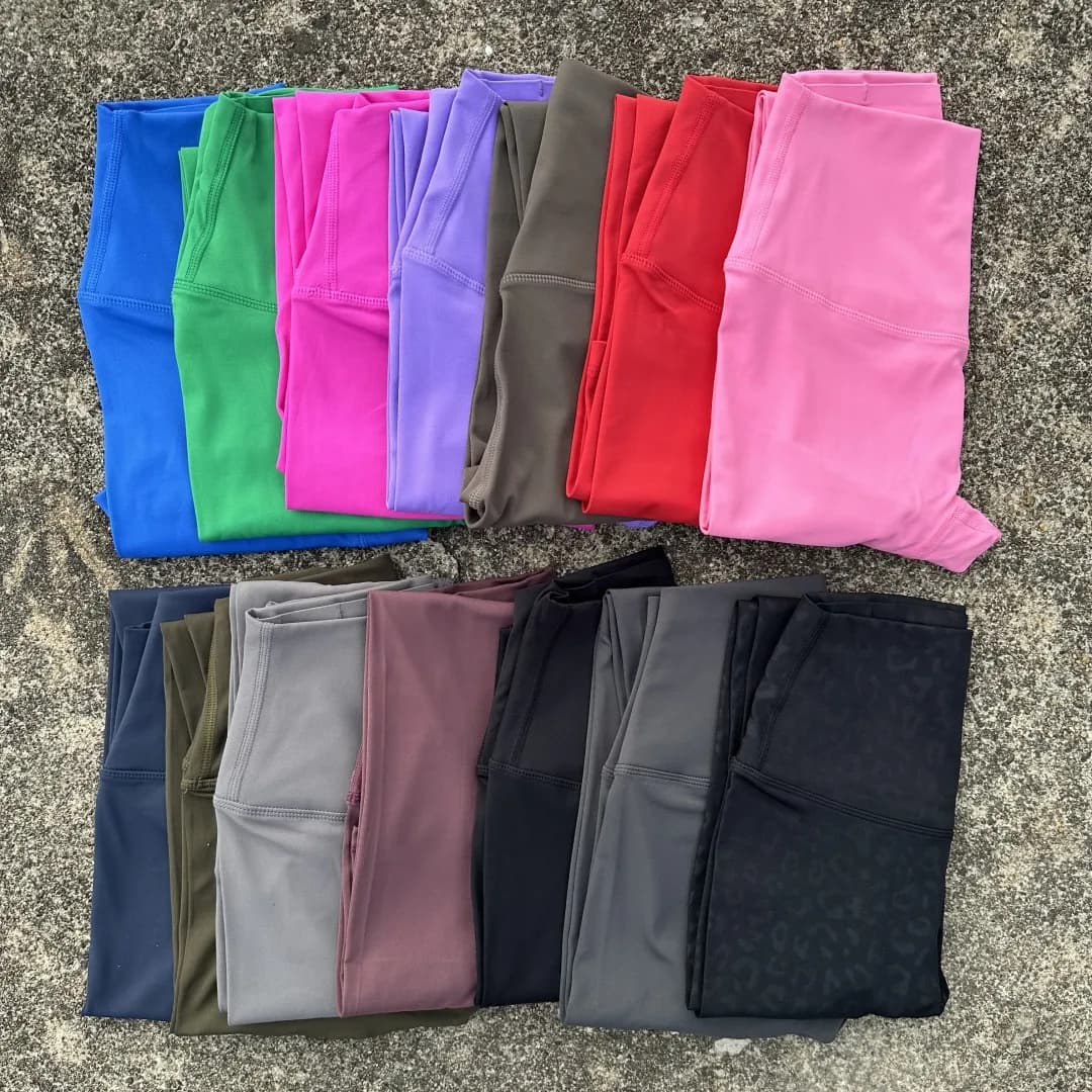 Color sólido espalda cintura bolsillo cintura alta Fitness Yoga Legging suave mujer deporte pantalón ajustado mantequilla atlética gimnasio