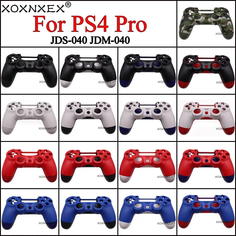 Carcasa de mango de repuesto XOXNXEX para Sony PS4 Pro Slim JDM JDS 040 funda carcasa de controlador