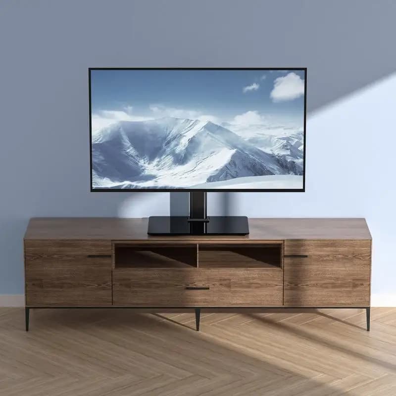 Soporte de TV con Base para Televisores de 32 a 55 Pulgadas, Mueble de TV con Base Giratoria de ±40 Grados °   Soporte de TV Universal con Altura