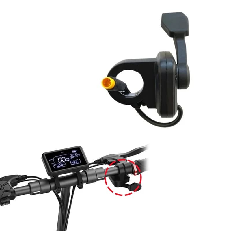 Acelerador de patinete eléctrico para iScooter iX3 iX4/Urban Glide E-CROSS ONE Pro2, piezas de repuesto de acelerador de diámetro de pulgar