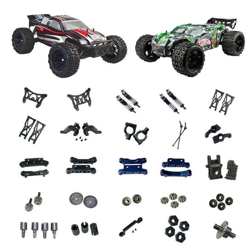 Piezas de coche a control remoto para VRX Racing RH818 Cobra y RH1001/1013 piezas de camión a control remoto 10001 10002 10003 10112 10113 10116