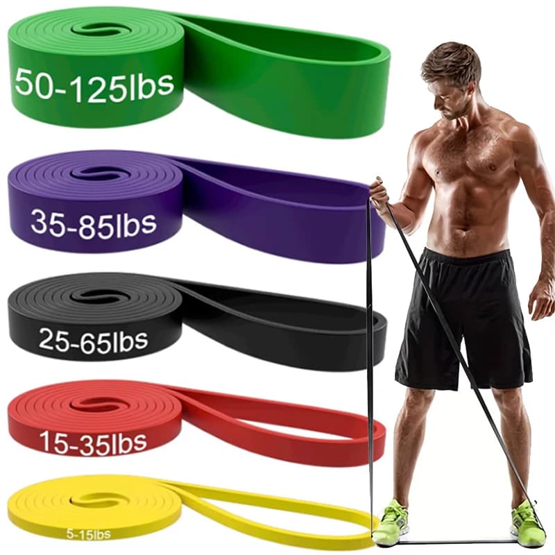 Desbloquee su potencial de fitness con bandas de resistencia: entrenamiento de fuerza, culturismo, entrenamiento, estiramiento, gimnasio en casa y